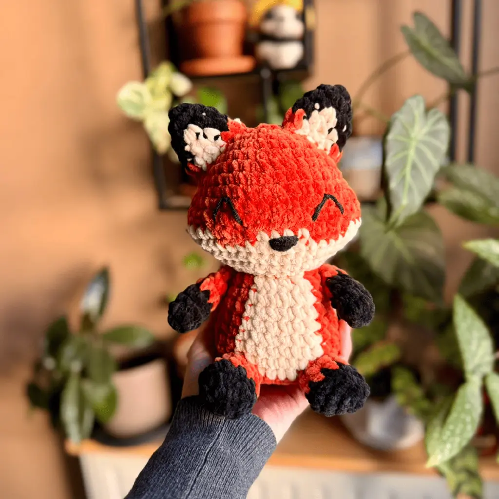ROUKY - Peluche Renard en crochet