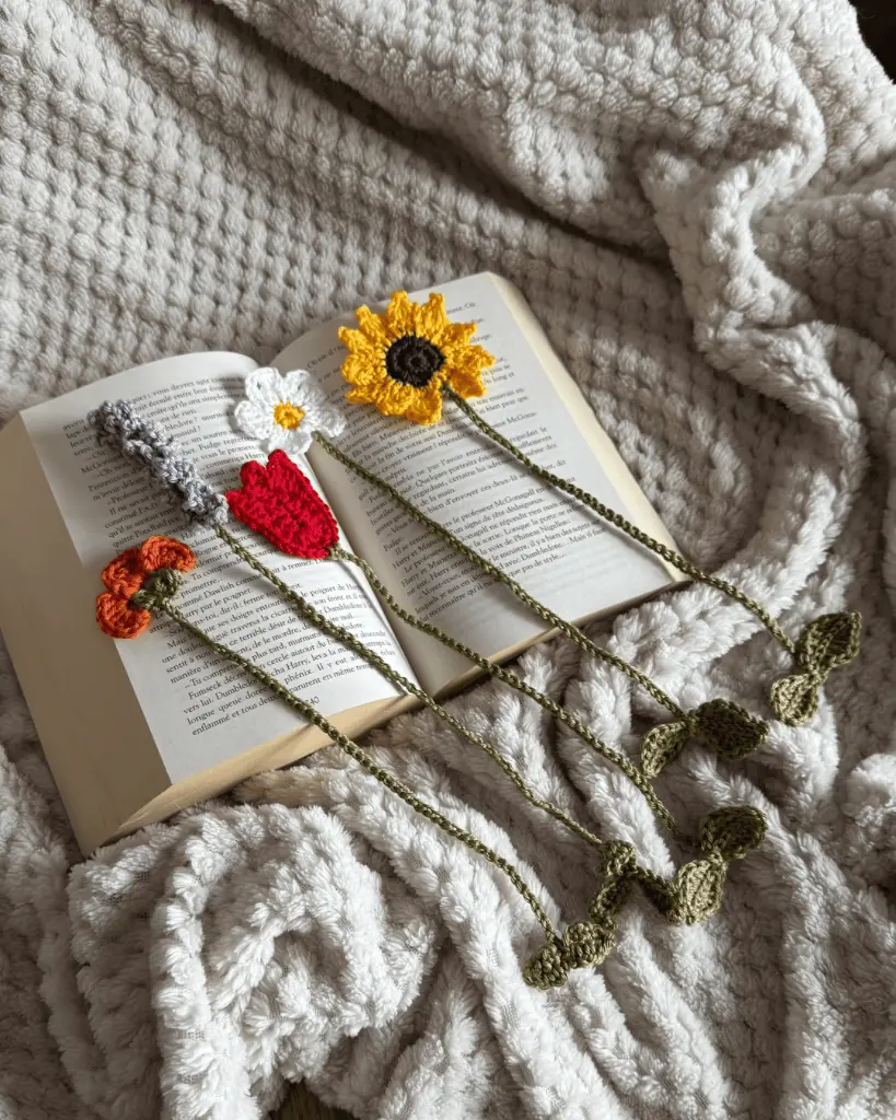 Lot de 5 marque-pages fleurs 3.webp