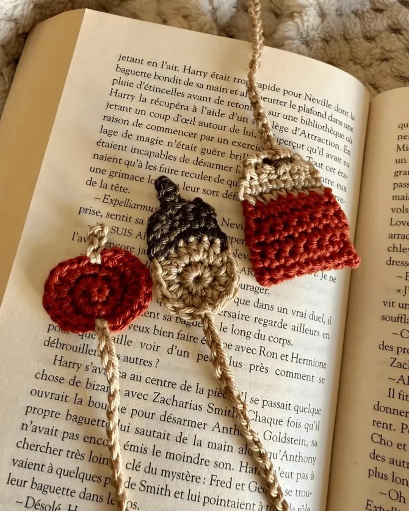 Lot de 3 marques pages Automne Zoom.webp