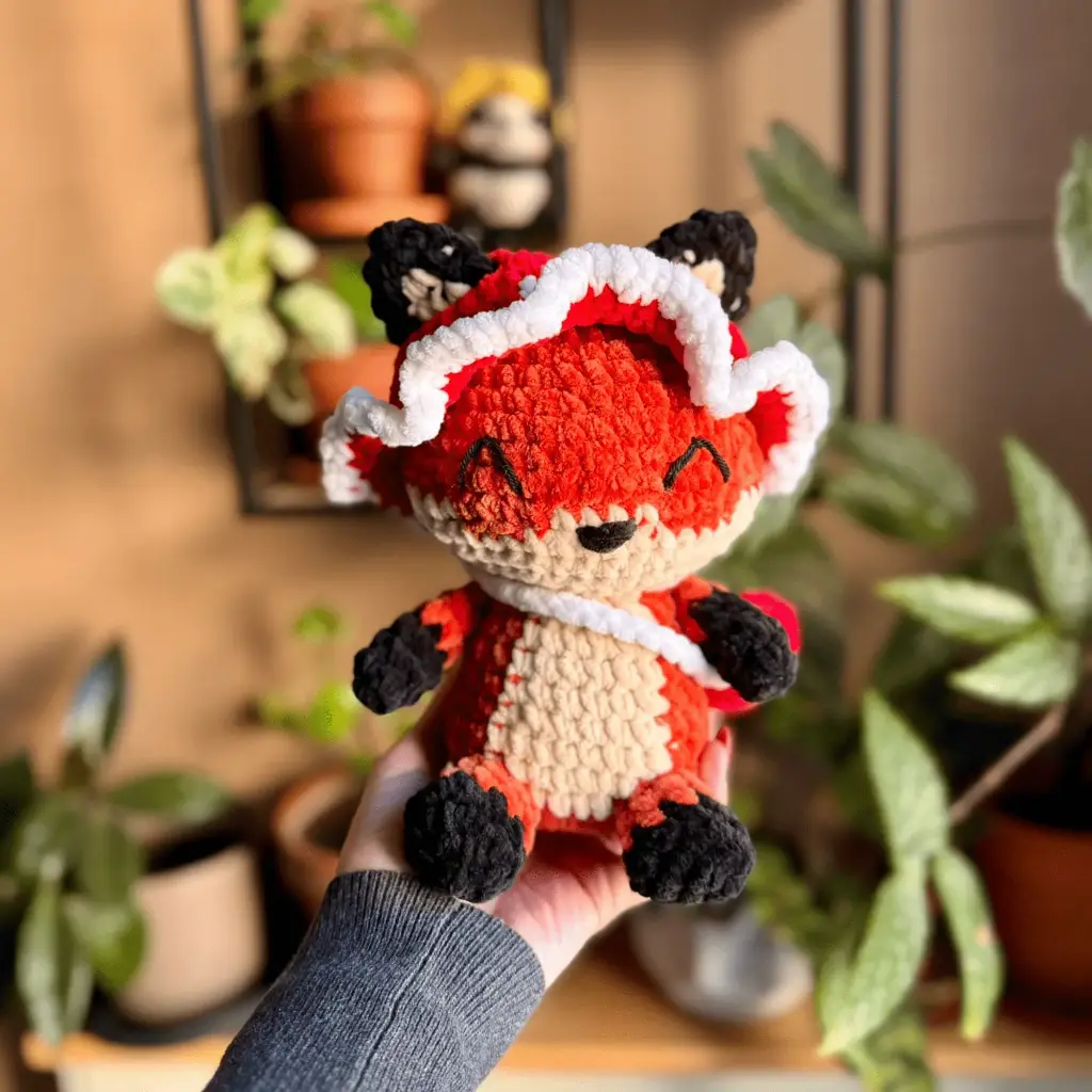 ROUKY - Peluche Renard en crochet